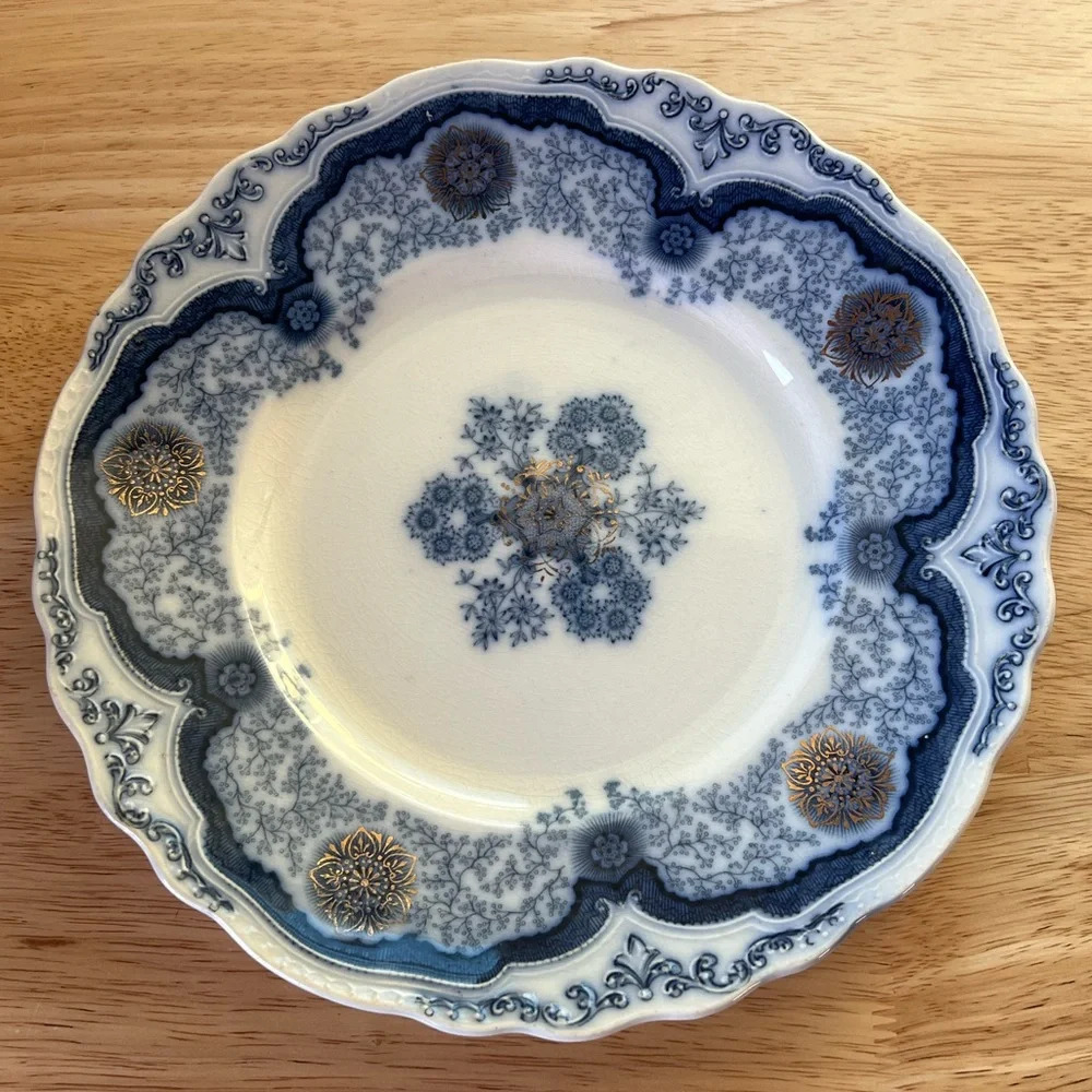 WOOD & SON Semi Porcelain 10” Plate